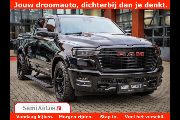 Dodge Ram 1500 Night Premium | Full Option | De Meest Luxe Pick-Up in zijn Klasse | 14.4 Inch Display | Luchtvering | 420PK 636 Nm | Comfortabele Dubbele Cabine met Royale 5 Zitplaatsen | BPM vrij | Nu Leverbaar uit Voorraad | Voorraad Nr 2233 - 7672
