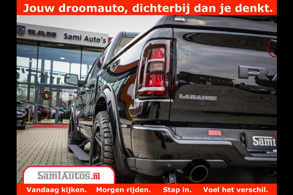 Dodge Ram 1500 Night Premium | Full Option | De Meest Luxe Pick-Up in zijn Klasse | 14.4 Inch Display | Luchtvering | 420PK 636 Nm | Comfortabele Dubbele Cabine met Royale 5 Zitplaatsen | BPM vrij | Nu Leverbaar uit Voorraad | Voorraad Nr 2233 - 7672