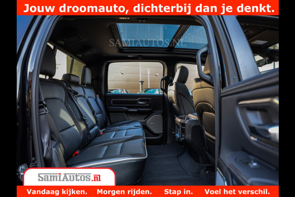 Dodge Ram 1500 Night Premium | Full Option | De Meest Luxe Pick-Up in zijn Klasse | 14.4 Inch Display | Luchtvering | 420PK 636 Nm | Comfortabele Dubbele Cabine met Royale 5 Zitplaatsen | BPM vrij | Nu Leverbaar uit Voorraad | Voorraad Nr 2233 - 7672