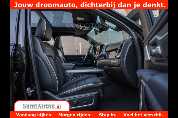 Dodge Ram 1500 Night Premium | Full Option | De Meest Luxe Pick-Up in zijn Klasse | 14.4 Inch Display | Luchtvering | 420PK 636 Nm | Comfortabele Dubbele Cabine met Royale 5 Zitplaatsen | BPM vrij | Nu Leverbaar uit Voorraad | Voorraad Nr 2233 - 7672