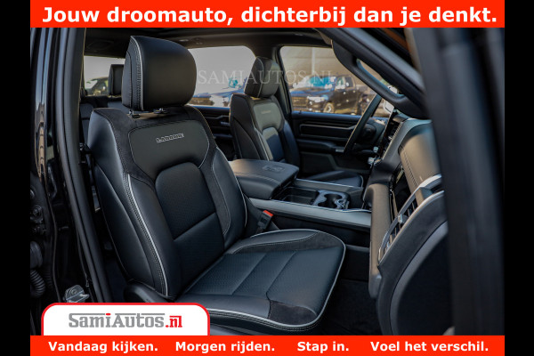 Dodge Ram 1500 Night Premium | Full Option | De Meest Luxe Pick-Up in zijn Klasse | 14.4 Inch Display | Luchtvering | 420PK 636 Nm | Comfortabele Dubbele Cabine met Royale 5 Zitplaatsen | BPM vrij | Nu Leverbaar uit Voorraad | Voorraad Nr 2233 - 7672