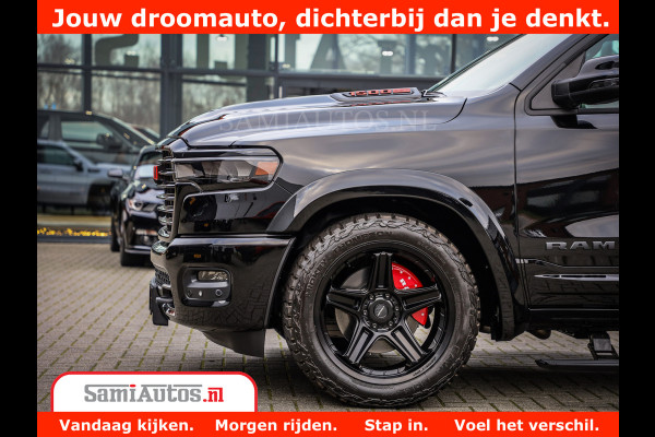 Dodge Ram 1500 Night Premium | Full Option | De Meest Luxe Pick-Up in zijn Klasse | 14.4 Inch Display | Luchtvering | 420PK 636 Nm | Comfortabele Dubbele Cabine met Royale 5 Zitplaatsen | BPM vrij | Nu Leverbaar uit Voorraad | Voorraad Nr 2233 - 7672