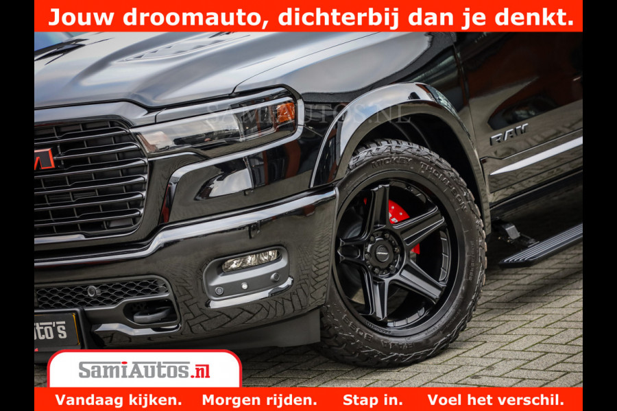 Dodge Ram 1500 Night Premium | Full Option | De Meest Luxe Pick-Up in zijn Klasse | 14.4 Inch Display | Luchtvering | 420PK 636 Nm | Comfortabele Dubbele Cabine met Royale 5 Zitplaatsen | BPM vrij | Nu Leverbaar uit Voorraad | Voorraad Nr 2233 - 7672