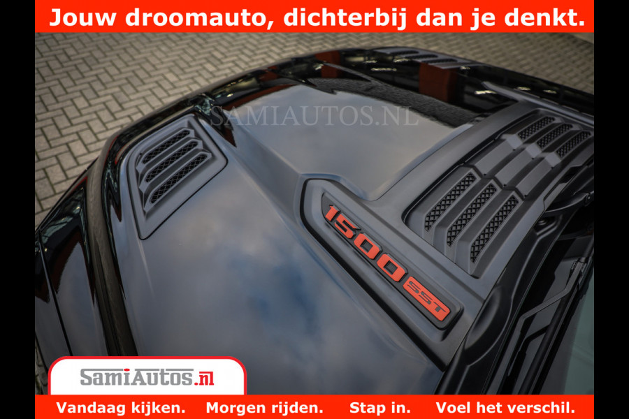 Dodge Ram 1500 Night Premium | Full Option | De Meest Luxe Pick-Up in zijn Klasse | 14.4 Inch Display | Luchtvering | 420PK 636 Nm | Comfortabele Dubbele Cabine met Royale 5 Zitplaatsen | BPM vrij | Nu Leverbaar uit Voorraad | Voorraad Nr 2233 - 7672