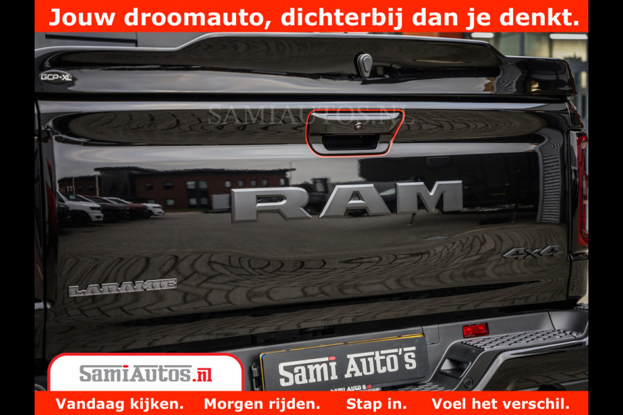 Dodge Ram 1500 Night Premium | Full Option | De Meest Luxe Pick-Up in zijn Klasse | 14.4 Inch Display | Luchtvering | 420PK 636 Nm | Comfortabele Dubbele Cabine met Royale 5 Zitplaatsen | BPM vrij | Nu Leverbaar uit Voorraad | Voorraad Nr 2233 - 7672