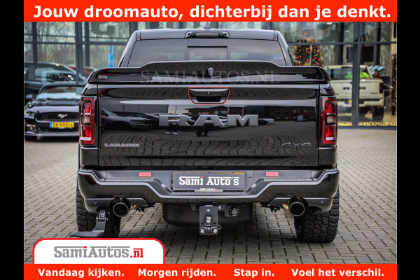 Dodge Ram 1500 Night Premium | Full Option | De Meest Luxe Pick-Up in zijn Klasse | 14.4 Inch Display | Luchtvering | 420PK 636 Nm | Comfortabele Dubbele Cabine met Royale 5 Zitplaatsen | BPM vrij | Nu Leverbaar uit Voorraad | Voorraad Nr 2233 - 7672