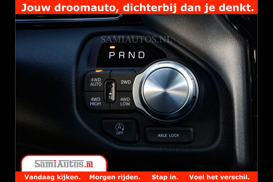 Dodge Ram 1500 Night Premium | Full Option | De Meest Luxe Pick-Up in zijn Klasse | 14.4 Inch Display | Luchtvering | 420PK 636 Nm | Comfortabele Dubbele Cabine met Royale 5 Zitplaatsen | BPM vrij | Nu Leverbaar uit Voorraad | Voorraad Nr 2233 - 7672