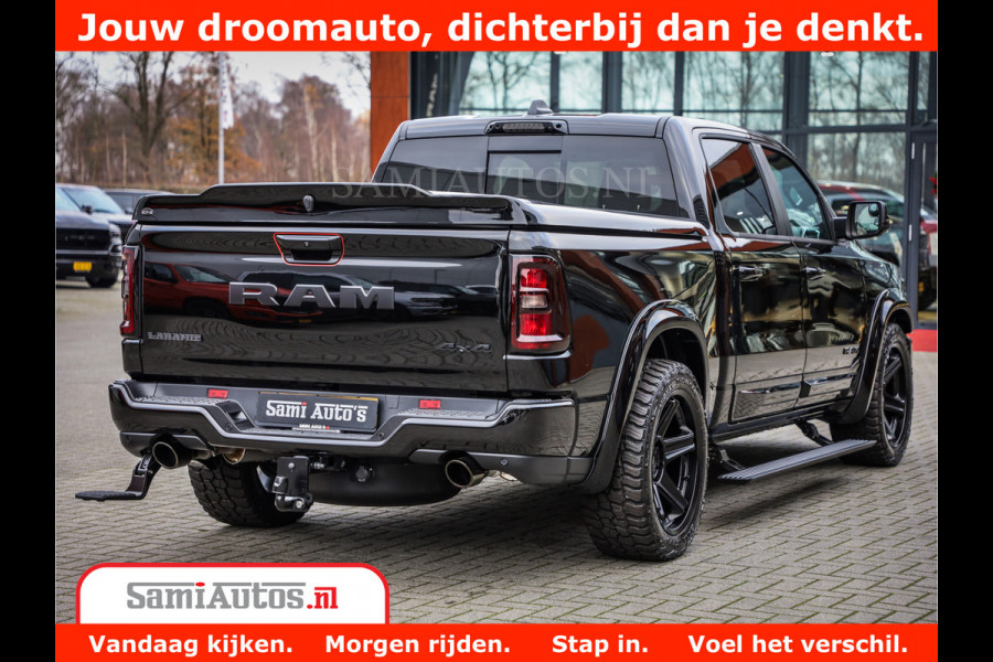 Dodge Ram 1500 Night Premium | Full Option | De Meest Luxe Pick-Up in zijn Klasse | 14.4 Inch Display | Luchtvering | 420PK 636 Nm | Comfortabele Dubbele Cabine met Royale 5 Zitplaatsen | BPM vrij | Nu Leverbaar uit Voorraad | Voorraad Nr 2233 - 7672