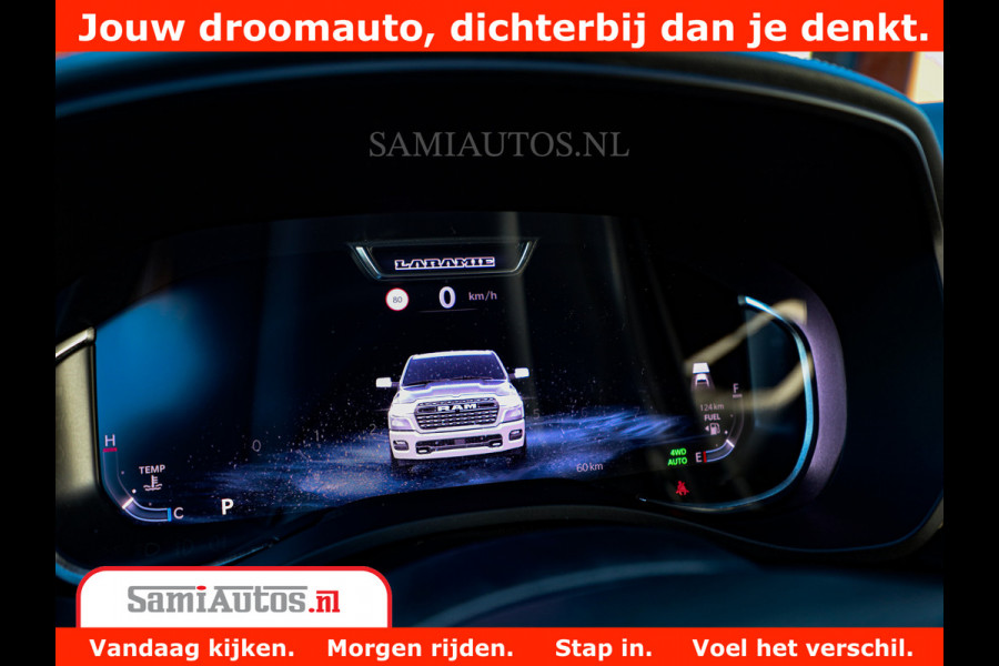 Dodge Ram 1500 Night Premium | Full Option | De Meest Luxe Pick-Up in zijn Klasse | 14.4 Inch Display | Luchtvering | 420PK 636 Nm | Comfortabele Dubbele Cabine met Royale 5 Zitplaatsen | BPM vrij | Nu Leverbaar uit Voorraad | Voorraad Nr 2233 - 7672