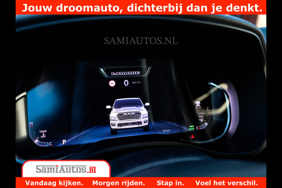 Dodge Ram 1500 Night Premium | Full Option | De Meest Luxe Pick-Up in zijn Klasse | 14.4 Inch Display | Luchtvering | 420PK 636 Nm | Comfortabele Dubbele Cabine met Royale 5 Zitplaatsen | BPM vrij | Nu Leverbaar uit Voorraad | Voorraad Nr 2233 - 7672