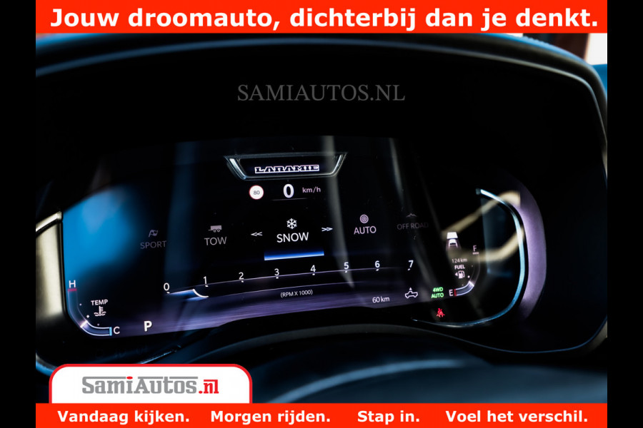 Dodge Ram 1500 Night Premium | Full Option | De Meest Luxe Pick-Up in zijn Klasse | 14.4 Inch Display | Luchtvering | 420PK 636 Nm | Comfortabele Dubbele Cabine met Royale 5 Zitplaatsen | BPM vrij | Nu Leverbaar uit Voorraad | Voorraad Nr 2233 - 7672