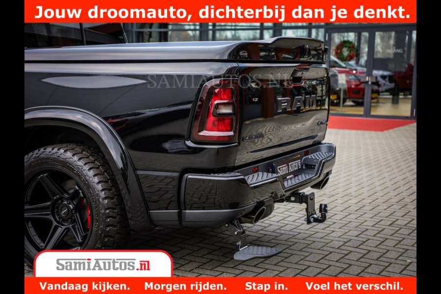 Dodge Ram 1500 Night Premium | Full Option | De Meest Luxe Pick-Up in zijn Klasse | 14.4 Inch Display | Luchtvering | 420PK 636 Nm | Comfortabele Dubbele Cabine met Royale 5 Zitplaatsen | BPM vrij | Nu Leverbaar uit Voorraad | Voorraad Nr 2233 - 7672