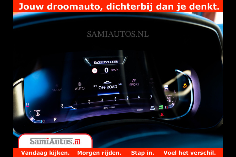 Dodge Ram 1500 Night Premium | Full Option | De Meest Luxe Pick-Up in zijn Klasse | 14.4 Inch Display | Luchtvering | 420PK 636 Nm | Comfortabele Dubbele Cabine met Royale 5 Zitplaatsen | BPM vrij | Nu Leverbaar uit Voorraad | Voorraad Nr 2233 - 7672
