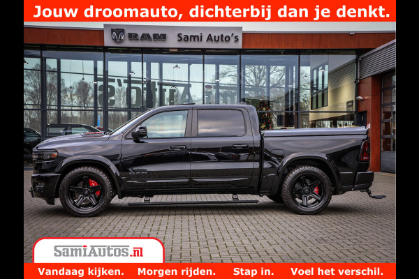Dodge Ram 1500 Night Premium | Full Option | De Meest Luxe Pick-Up in zijn Klasse | 14.4 Inch Display | Luchtvering | 420PK 636 Nm | Comfortabele Dubbele Cabine met Royale 5 Zitplaatsen | BPM vrij | Nu Leverbaar uit Voorraad | Voorraad Nr 2233 - 7672