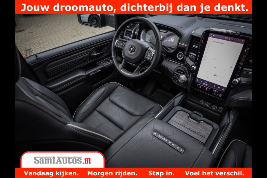 Dodge Ram 1500 Limited Demo Night High Output 540HP 706Nm | Massage + Full Option | De Meest Luxe en Volle Pick-Up in zijn Klasse | Comfortabele Dubbele Cabine met Royale 5 Zitplaatsen | BPM vrij | Nu Leverbaar uit Voorraad | Voorraad Nr 2263 - V76JVF