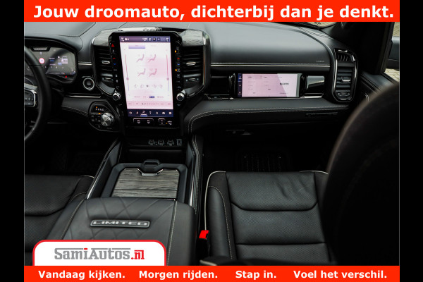 Dodge Ram 1500 Limited Demo Night High Output 540HP 706Nm | Massage + Full Option | De Meest Luxe en Volle Pick-Up in zijn Klasse | Comfortabele Dubbele Cabine met Royale 5 Zitplaatsen | BPM vrij | Nu Leverbaar uit Voorraad | Voorraad Nr 2263 - V76JVF