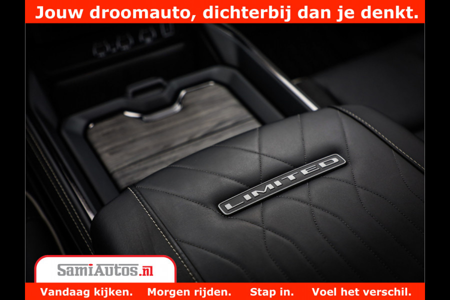 Dodge Ram 1500 Limited Demo Night High Output 540HP 706Nm | Massage + Full Option | De Meest Luxe en Volle Pick-Up in zijn Klasse | Comfortabele Dubbele Cabine met Royale 5 Zitplaatsen | BPM vrij | Nu Leverbaar uit Voorraad | Voorraad Nr 2263 - V76JVF