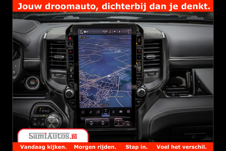 Dodge Ram 1500 Limited Demo Night High Output 540HP 706Nm | Massage + Full Option | De Meest Luxe en Volle Pick-Up in zijn Klasse | Comfortabele Dubbele Cabine met Royale 5 Zitplaatsen | BPM vrij | Nu Leverbaar uit Voorraad | Voorraad Nr 2263 - V76JVF