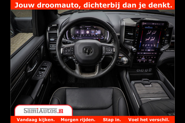 Dodge Ram 1500 Limited Demo Night High Output 540HP 706Nm | Massage + Full Option | De Meest Luxe en Volle Pick-Up in zijn Klasse | Comfortabele Dubbele Cabine met Royale 5 Zitplaatsen | BPM vrij | Nu Leverbaar uit Voorraad | Voorraad Nr 2263 - V76JVF
