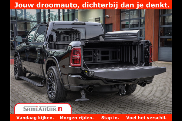 Dodge Ram 1500 Limited Demo Night High Output 540HP 706Nm | Massage + Full Option | De Meest Luxe en Volle Pick-Up in zijn Klasse | Comfortabele Dubbele Cabine met Royale 5 Zitplaatsen | BPM vrij | Nu Leverbaar uit Voorraad | Voorraad Nr 2263 - V76JVF