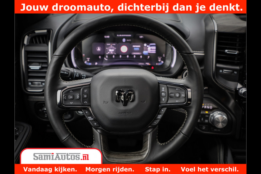 Dodge Ram 1500 Limited Demo Night High Output 540HP 706Nm | Massage + Full Option | De Meest Luxe en Volle Pick-Up in zijn Klasse | Comfortabele Dubbele Cabine met Royale 5 Zitplaatsen | BPM vrij | Nu Leverbaar uit Voorraad | Voorraad Nr 2263 - V76JVF