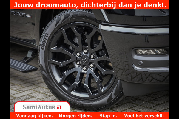 Dodge Ram 1500 Limited Demo Night High Output 540HP 706Nm | Massage + Full Option | De Meest Luxe en Volle Pick-Up in zijn Klasse | Comfortabele Dubbele Cabine met Royale 5 Zitplaatsen | BPM vrij | Nu Leverbaar uit Voorraad | Voorraad Nr 2263 - V76JVF