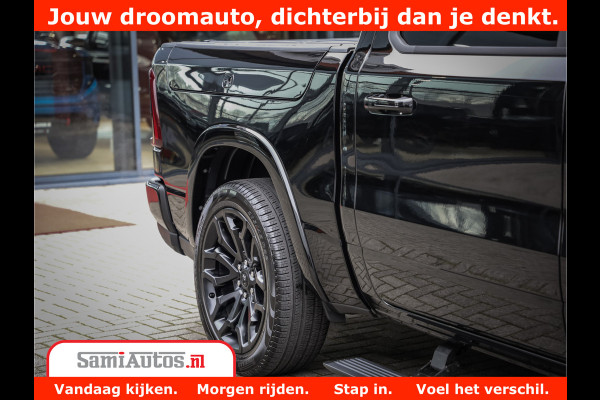Dodge Ram 1500 Limited Demo Night High Output 540HP 706Nm | Massage + Full Option | De Meest Luxe en Volle Pick-Up in zijn Klasse | Comfortabele Dubbele Cabine met Royale 5 Zitplaatsen | BPM vrij | Nu Leverbaar uit Voorraad | Voorraad Nr 2263 - V76JVF