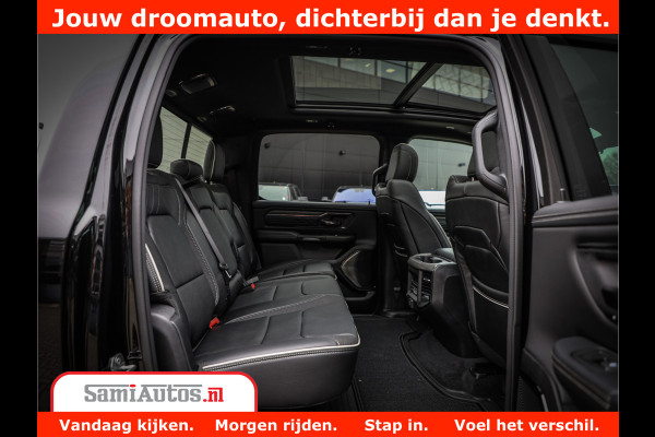 Dodge Ram 1500 Limited Demo Night High Output 540HP 706Nm | Massage + Full Option | De Meest Luxe en Volle Pick-Up in zijn Klasse | Comfortabele Dubbele Cabine met Royale 5 Zitplaatsen | BPM vrij | Nu Leverbaar uit Voorraad | Voorraad Nr 2263 - V76JVF