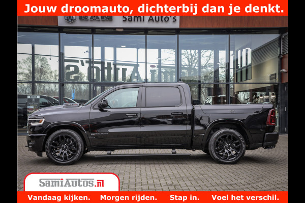 Dodge Ram 1500 Limited Demo Night High Output 540HP 706Nm | Massage + Full Option | De Meest Luxe en Volle Pick-Up in zijn Klasse | Comfortabele Dubbele Cabine met Royale 5 Zitplaatsen | BPM vrij | Nu Leverbaar uit Voorraad | Voorraad Nr 2263 - V76JVF