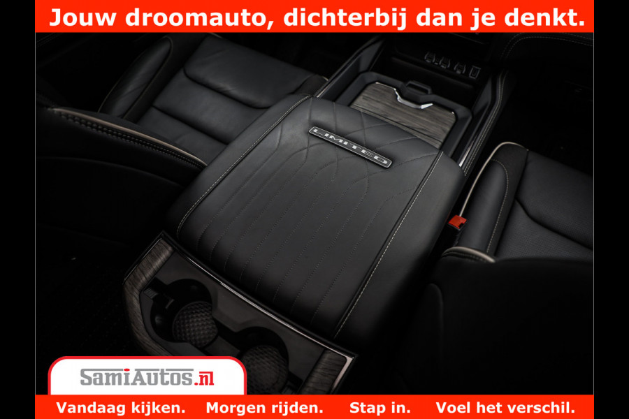 Dodge Ram 1500 Limited Demo Night High Output 540HP 706Nm | Massage + Full Option | De Meest Luxe en Volle Pick-Up in zijn Klasse | Comfortabele Dubbele Cabine met Royale 5 Zitplaatsen | BPM vrij | Nu Leverbaar uit Voorraad | Voorraad Nr 2263 - V76JVF