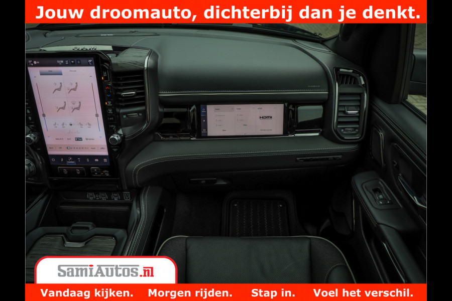 Dodge Ram 1500 Limited Demo Night High Output 540HP 706Nm | Massage + Full Option | De Meest Luxe en Volle Pick-Up in zijn Klasse | Comfortabele Dubbele Cabine met Royale 5 Zitplaatsen | BPM vrij | Nu Leverbaar uit Voorraad | Voorraad Nr 2263 - V76JVF