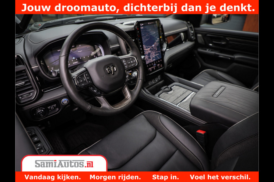 Dodge Ram 1500 Limited Demo Night High Output 540HP 706Nm | Massage + Full Option | De Meest Luxe en Volle Pick-Up in zijn Klasse | Comfortabele Dubbele Cabine met Royale 5 Zitplaatsen | BPM vrij | Nu Leverbaar uit Voorraad | Voorraad Nr 2263 - V76JVF