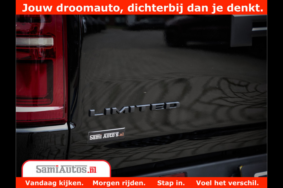Dodge Ram 1500 Limited Demo Night High Output 540HP 706Nm | Massage + Full Option | De Meest Luxe en Volle Pick-Up in zijn Klasse | Comfortabele Dubbele Cabine met Royale 5 Zitplaatsen | BPM vrij | Nu Leverbaar uit Voorraad | Voorraad Nr 2263 - V76JVF