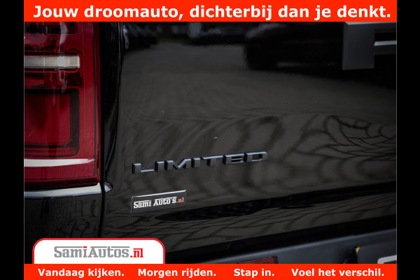 Dodge Ram 1500 Limited Demo Night High Output 540HP 706Nm | Massage + Full Option | De Meest Luxe en Volle Pick-Up in zijn Klasse | Comfortabele Dubbele Cabine met Royale 5 Zitplaatsen | BPM vrij | Nu Leverbaar uit Voorraad | Voorraad Nr 2263 - V76JVF