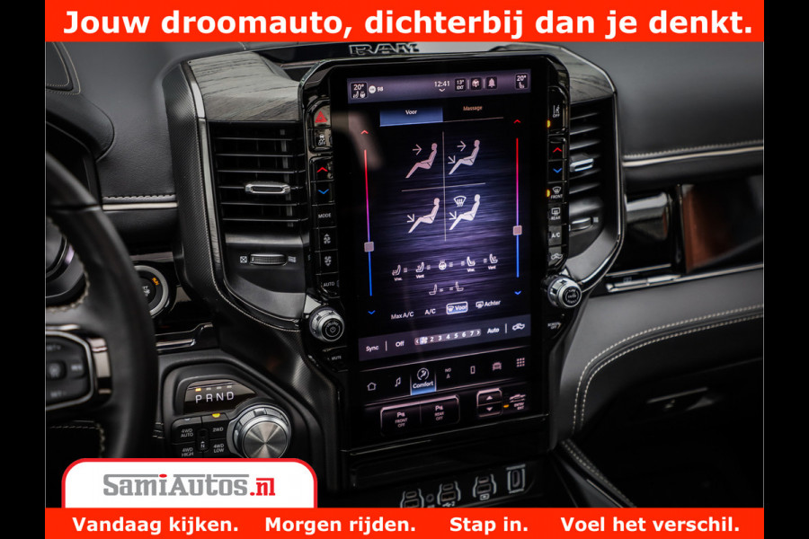 Dodge Ram 1500 Limited Demo Night High Output 540HP 706Nm | Massage + Full Option | De Meest Luxe en Volle Pick-Up in zijn Klasse | Comfortabele Dubbele Cabine met Royale 5 Zitplaatsen | BPM vrij | Nu Leverbaar uit Voorraad | Voorraad Nr 2263 - V76JVF