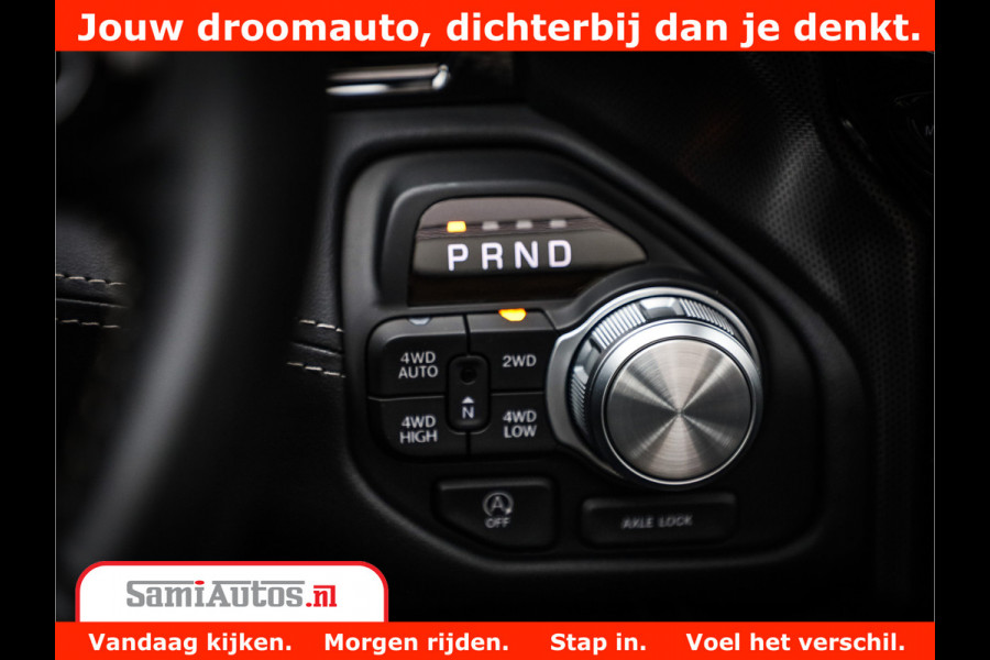 Dodge Ram 1500 Limited Demo Night High Output 540HP 706Nm | Massage + Full Option | De Meest Luxe en Volle Pick-Up in zijn Klasse | Comfortabele Dubbele Cabine met Royale 5 Zitplaatsen | BPM vrij | Nu Leverbaar uit Voorraad | Voorraad Nr 2263 - V76JVF