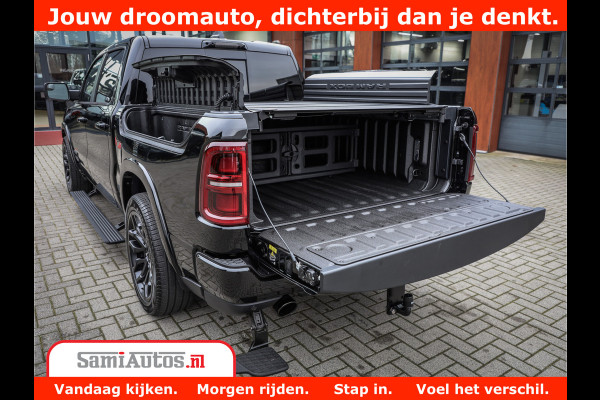 Dodge Ram 1500 Limited Demo Night High Output 540HP 706Nm | Massage + Full Option | De Meest Luxe en Volle Pick-Up in zijn Klasse | Comfortabele Dubbele Cabine met Royale 5 Zitplaatsen | BPM vrij | Nu Leverbaar uit Voorraad | Voorraad Nr 2263 - V76JVF