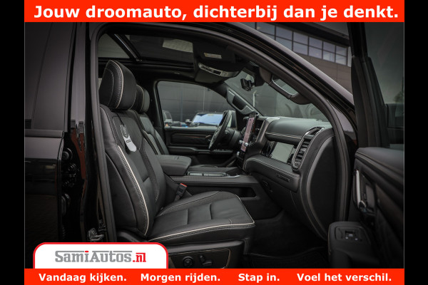 Dodge Ram 1500 Limited Demo Night High Output 540HP 706Nm | Massage + Full Option | De Meest Luxe en Volle Pick-Up in zijn Klasse | Comfortabele Dubbele Cabine met Royale 5 Zitplaatsen | BPM vrij | Nu Leverbaar uit Voorraad | Voorraad Nr 2263 - V76JVF