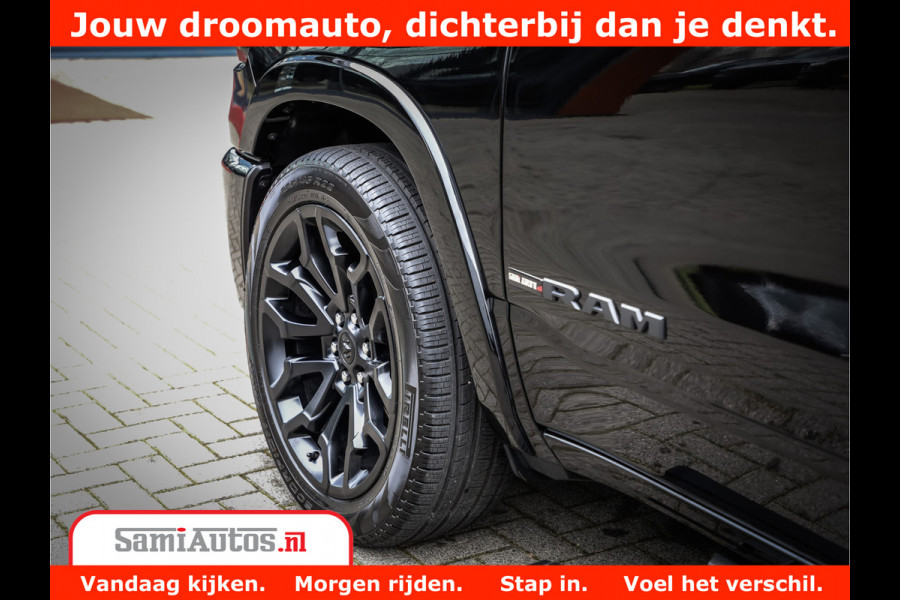 Dodge Ram 1500 Limited Demo Night High Output 540HP 706Nm | Massage + Full Option | De Meest Luxe en Volle Pick-Up in zijn Klasse | Comfortabele Dubbele Cabine met Royale 5 Zitplaatsen | BPM vrij | Nu Leverbaar uit Voorraad | Voorraad Nr 2263 - V76JVF