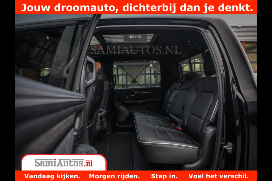 Dodge Ram 1500 Limited Night High Output 540HP 706Nm | Massage + Full Option | De Meest Luxe en Volle Pick-Up in zijn Klasse | Comfortabele Dubbele Cabine met Royale 5 Zitplaatsen | BPM vrij | Nu Leverbaar uit Voorraad | Voorraad Nr 2349 -  5159