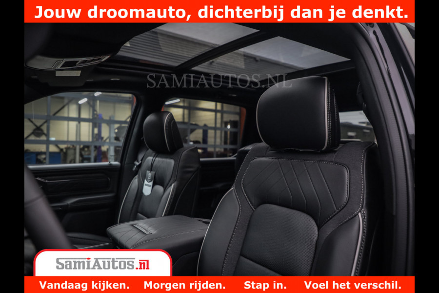 Dodge Ram 1500 Limited Night High Output 540HP 706Nm | Massage + Full Option | De Meest Luxe en Volle Pick-Up in zijn Klasse | Comfortabele Dubbele Cabine met Royale 5 Zitplaatsen | BPM vrij | Nu Leverbaar uit Voorraad | Voorraad Nr 2349 -  5159