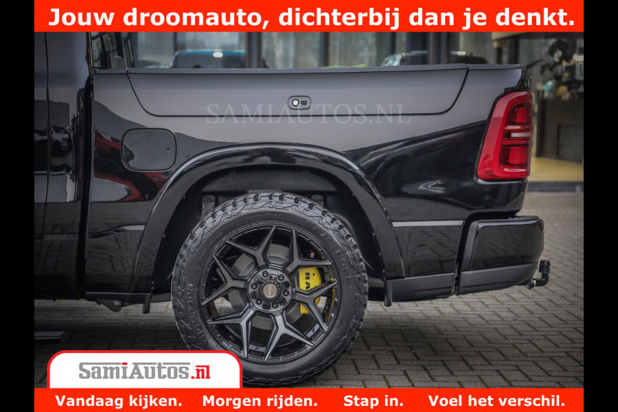 Dodge Ram 1500 Limited Night High Output 540HP 706Nm | Massage + Full Option | De Meest Luxe en Volle Pick-Up in zijn Klasse | Comfortabele Dubbele Cabine met Royale 5 Zitplaatsen | BPM vrij | Nu Leverbaar uit Voorraad | Voorraad Nr 2349 -  5159