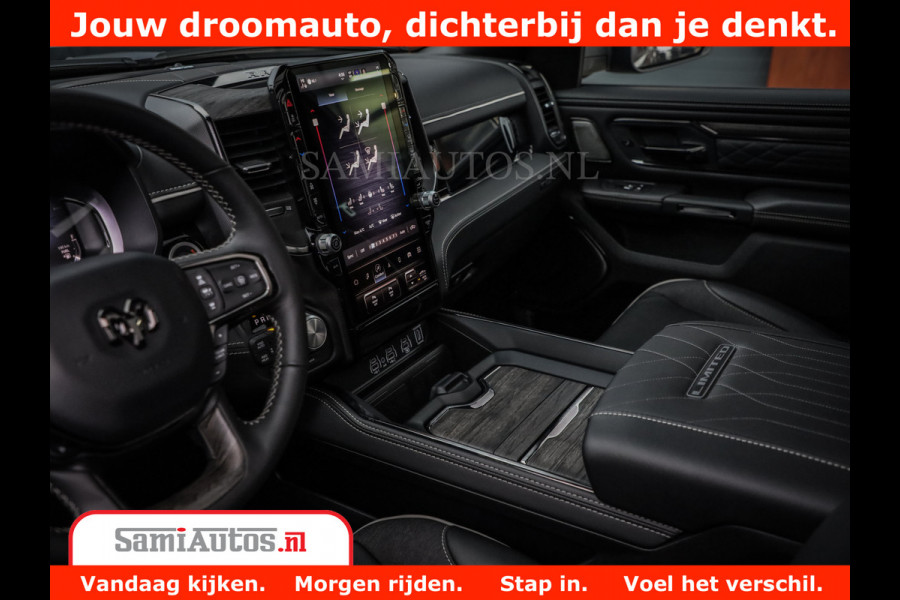 Dodge Ram 1500 Limited Night High Output 540HP 706Nm | Massage + Full Option | De Meest Luxe en Volle Pick-Up in zijn Klasse | Comfortabele Dubbele Cabine met Royale 5 Zitplaatsen | BPM vrij | Nu Leverbaar uit Voorraad | Voorraad Nr 2349 -  5159