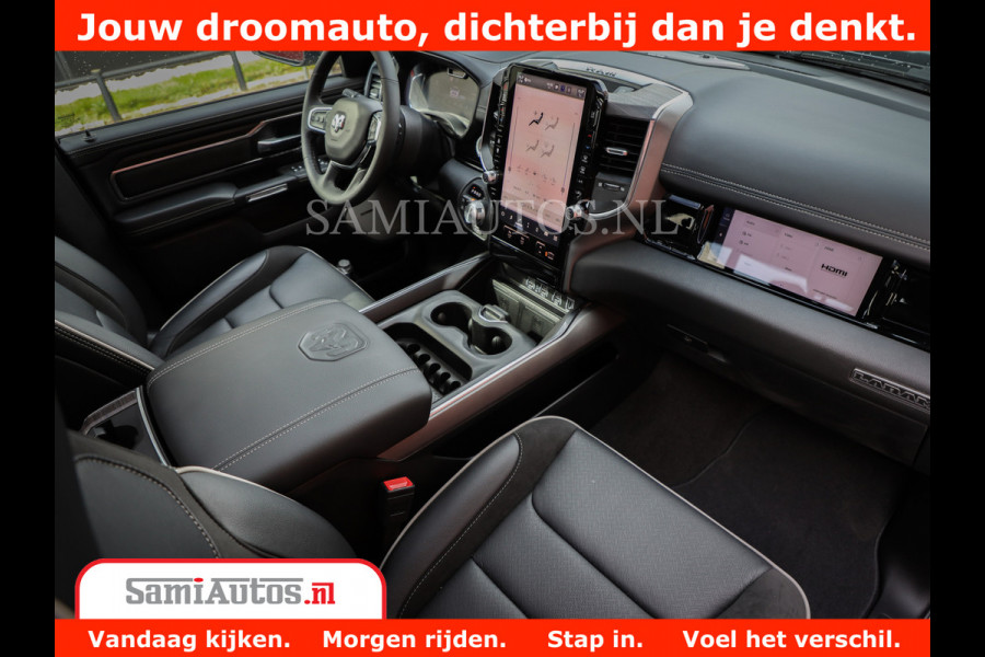 Dodge Ram 1500 Night Premium | Full Option | De Meest Luxe Pick-Up in zijn Klasse | Comfortabele Dubbele Cabine met Royale 5 Zitplaatsen | BPM vrij | Nu Leverbaar uit Voorraad | Voorraad Nr 2215 - 4984