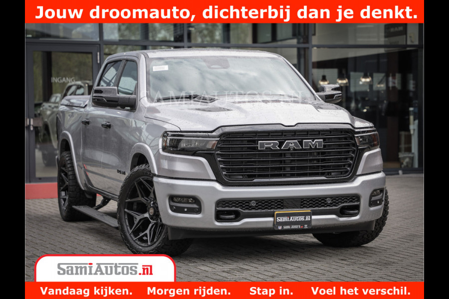 Dodge Ram 1500 Night Premium | Full Option | De Meest Luxe Pick-Up in zijn Klasse | Comfortabele Dubbele Cabine met Royale 5 Zitplaatsen | BPM vrij | Nu Leverbaar uit Voorraad | Voorraad Nr 2215 - 4984