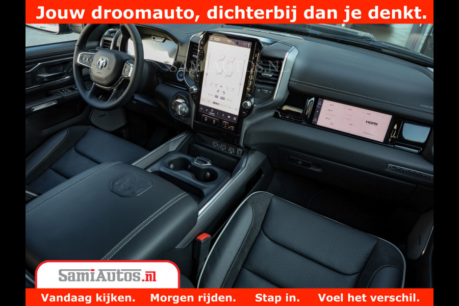 Dodge Ram 1500 Night Premium | Full Option | De Meest Luxe Pick-Up in zijn Klasse | Comfortabele Dubbele Cabine met Royale 5 Zitplaatsen | BPM vrij | Nu Leverbaar uit Voorraad | Voorraad Nr 2215 - 4984