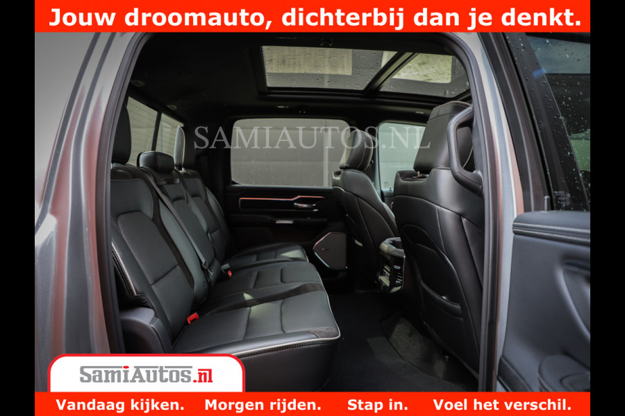 Dodge Ram 1500 Night Premium | Full Option | De Meest Luxe Pick-Up in zijn Klasse | Comfortabele Dubbele Cabine met Royale 5 Zitplaatsen | BPM vrij | Nu Leverbaar uit Voorraad | Voorraad Nr 2215 - 4984