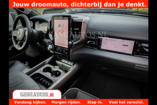 Dodge Ram 1500 Night Premium | Full Option | De Meest Luxe Pick-Up in zijn Klasse | Comfortabele Dubbele Cabine met Royale 5 Zitplaatsen | BPM vrij | Nu Leverbaar uit Voorraad | Voorraad Nr 2215 - 4984