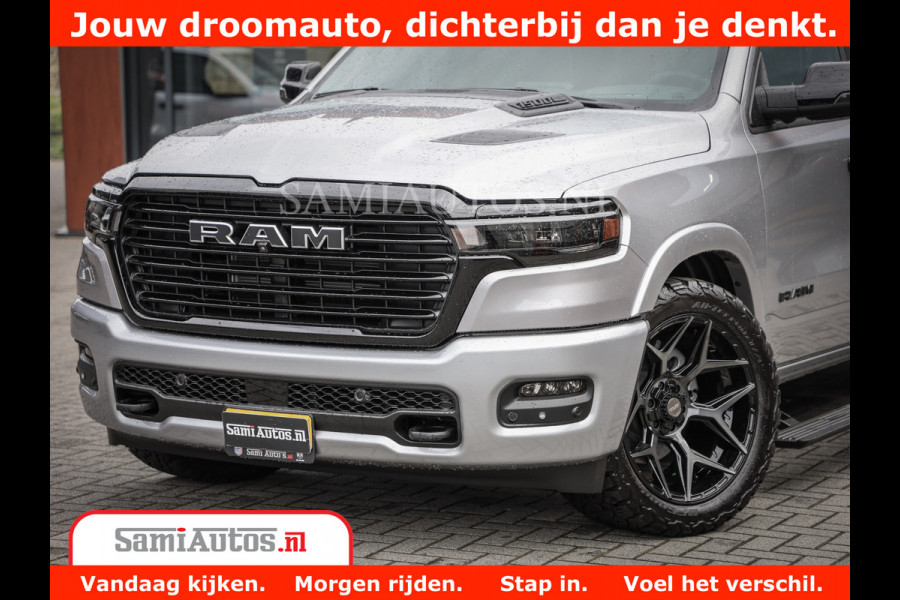 Dodge Ram 1500 Night Premium | Full Option | De Meest Luxe Pick-Up in zijn Klasse | Comfortabele Dubbele Cabine met Royale 5 Zitplaatsen | BPM vrij | Nu Leverbaar uit Voorraad | Voorraad Nr 2215 - 4984