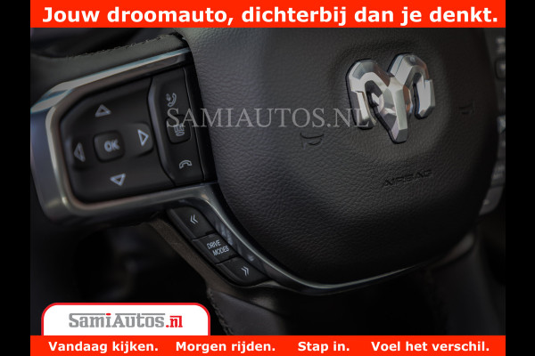 Dodge Ram 1500 Night Premium | Full Option | De Meest Luxe Pick-Up in zijn Klasse | Comfortabele Dubbele Cabine met Royale 5 Zitplaatsen | BPM vrij | Nu Leverbaar uit Voorraad | Voorraad Nr 2215 - 4984